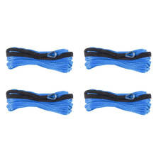 4pcs 3/16 Inch X 50 Inch 7700 LBs Synthetic Winch Cable Rope with Protection Sleeve for ATV UTV ()