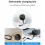 Auffer1080p Full HD Mini overvågningskamera, sort 6