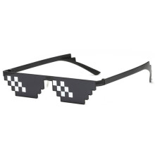 Black Thug Life Sunglasses Pixel Style One Pair