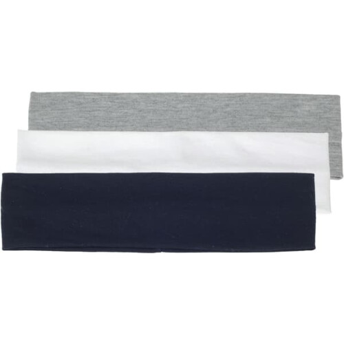Yoga Headbands for Women Non-Slip Elastic Solid Color 3-Pack