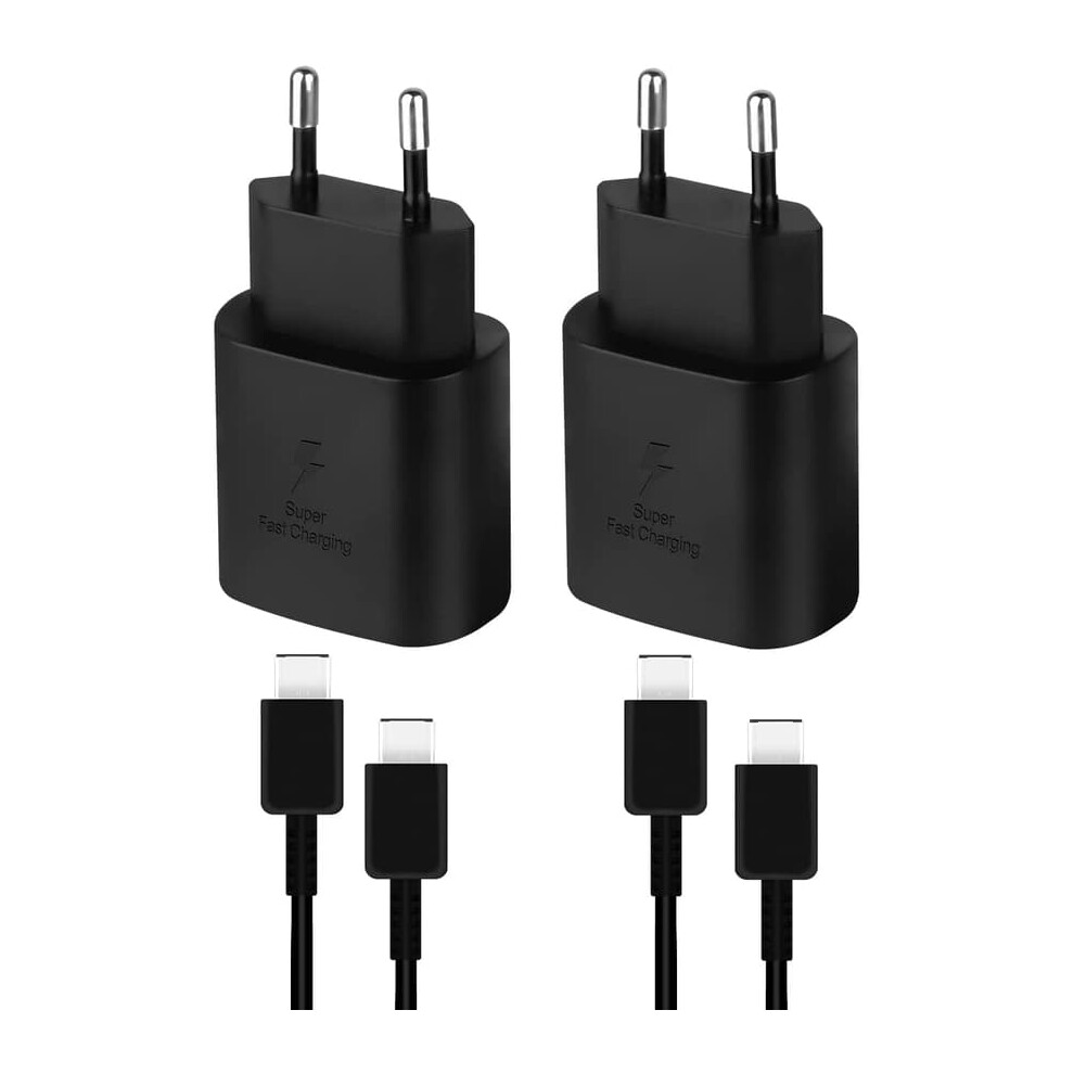 Usb-C Charging Cable And 25W Wall Charger For Samsung S24 962029684329