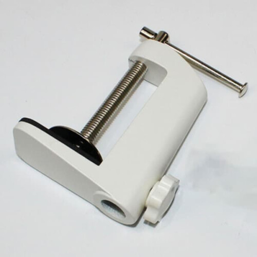 Desk Lamp Clip-On Console Clamp White