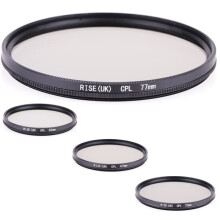 CPL-filter 62 - 77 mm svart. Velg størrelse fra listen! svart 62 mm