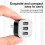 Car USB Charging Extender 2.0 Silver 3-Port 6
