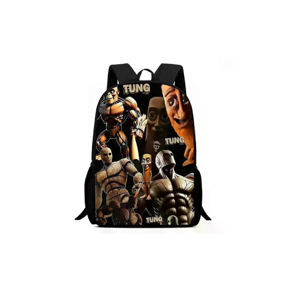 Tralalero Anime School Backpack for Kids 6L