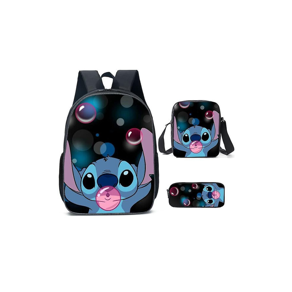 Stitch backpack set school bag Y-style 15-inch