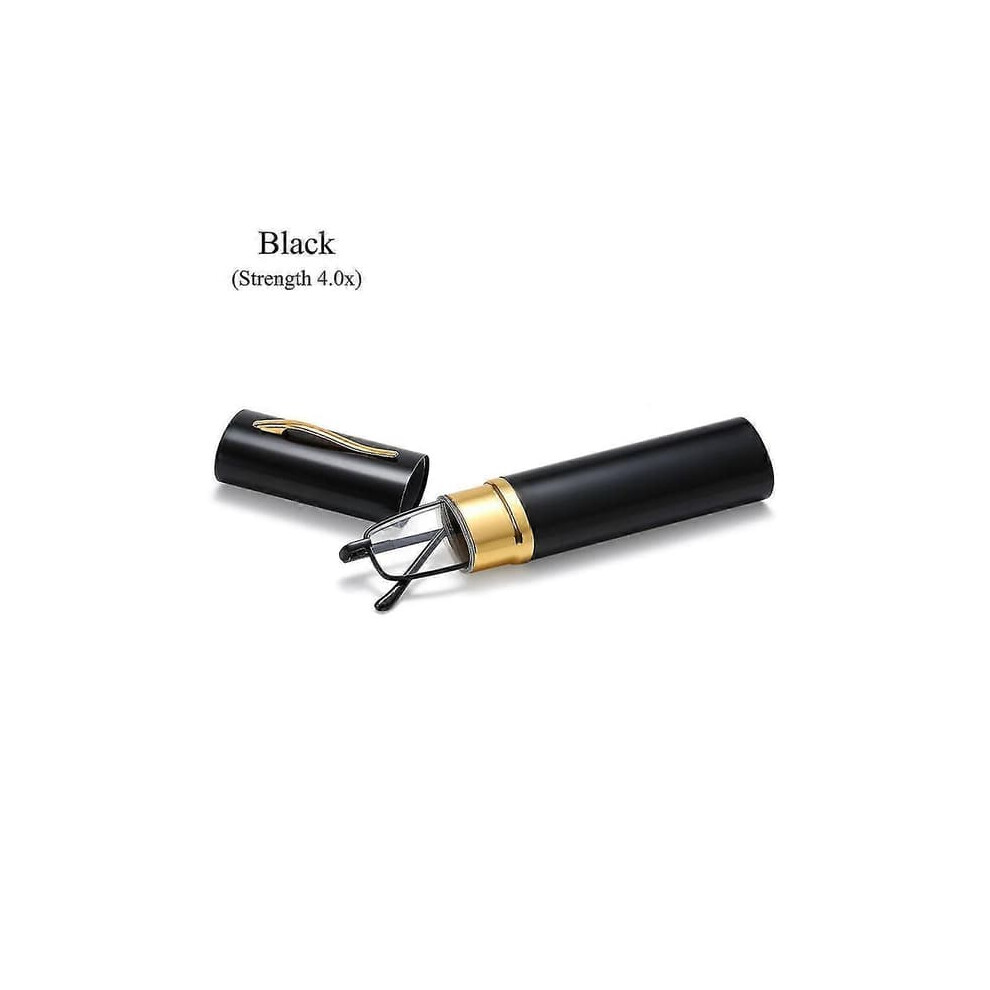 Slim Reading Glasses With Pen Clip Case 1.5X Black 962029341093