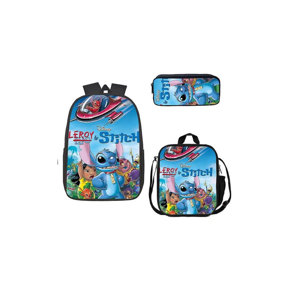 Stitch backpack set school bag Y style 4
