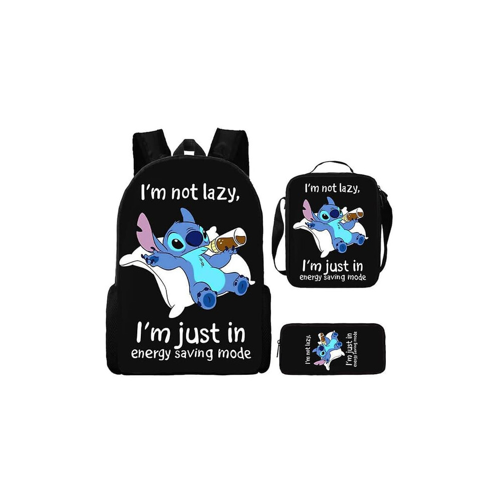 Stitch backpack set school bag Y-style 21L