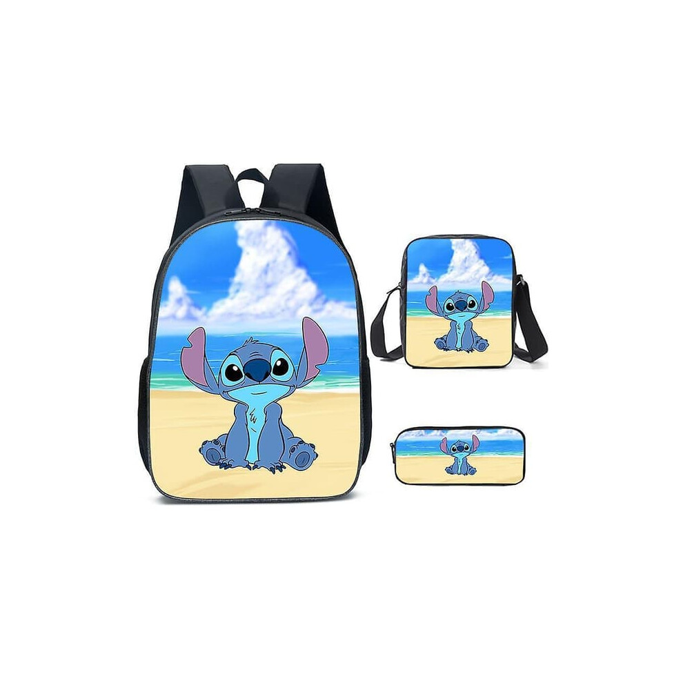 Stitch backpack set school bag Y-style 5-piece