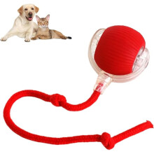 Smart Rolling Ball Toy for Dogs and Cats Red