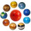 Solar System Stress Balls Planets Squeeze Toy Set 10pcs 1