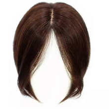 Real Hairpiece for Women Dark Brown Mid-Leg