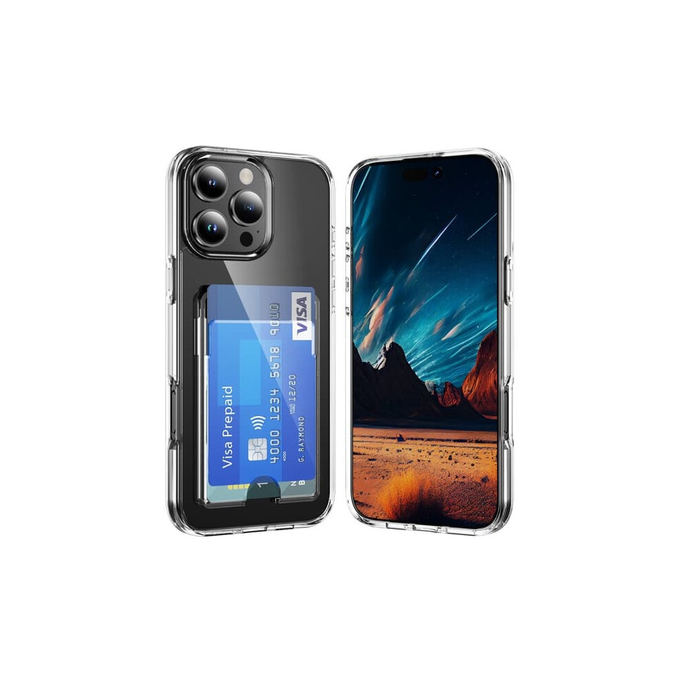 Iphone 16 Pro Max Case With Card Slot Transparent 962029328575