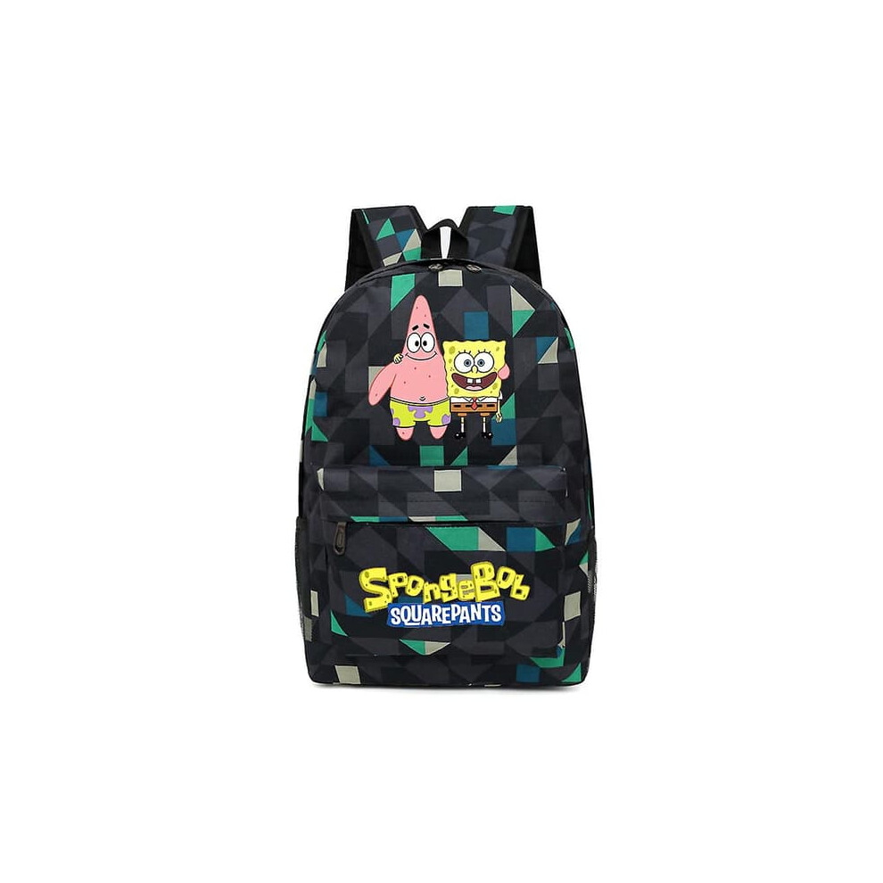 Spongebob backpack kawaii cartoon Oxford fabric 1 pack