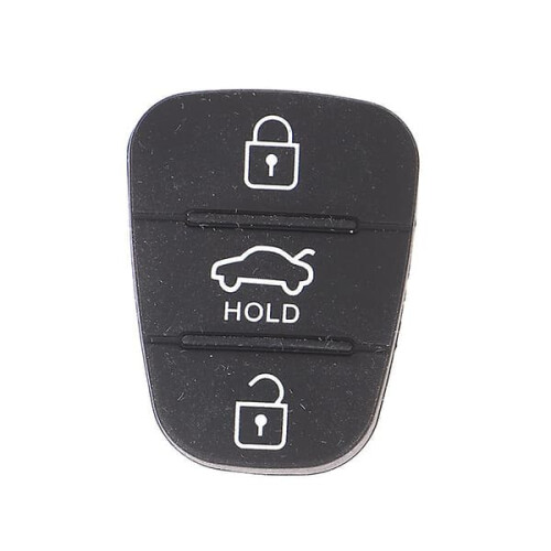 Silicone key shell replacement for Hyundai Kia 3-button key