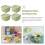 Contenitori per frigorifero con coperchi PP4pcs 6