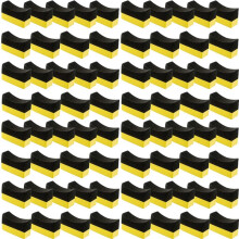 72Pack Tire Dressing Applicator Pads Tire Shine Applicator Dressing Pad Polishing Sponge for Car Glass Painted Steel