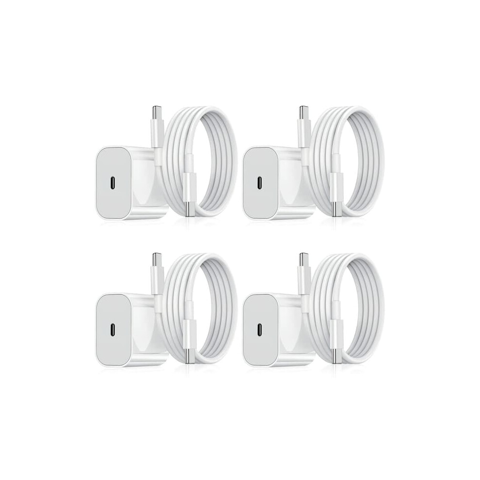 Iphone Fast Charger Adapter And Cable 20W White 962029675433