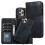 Compatible con iPhone 11 - Elegante funda tipo cartera negra 1