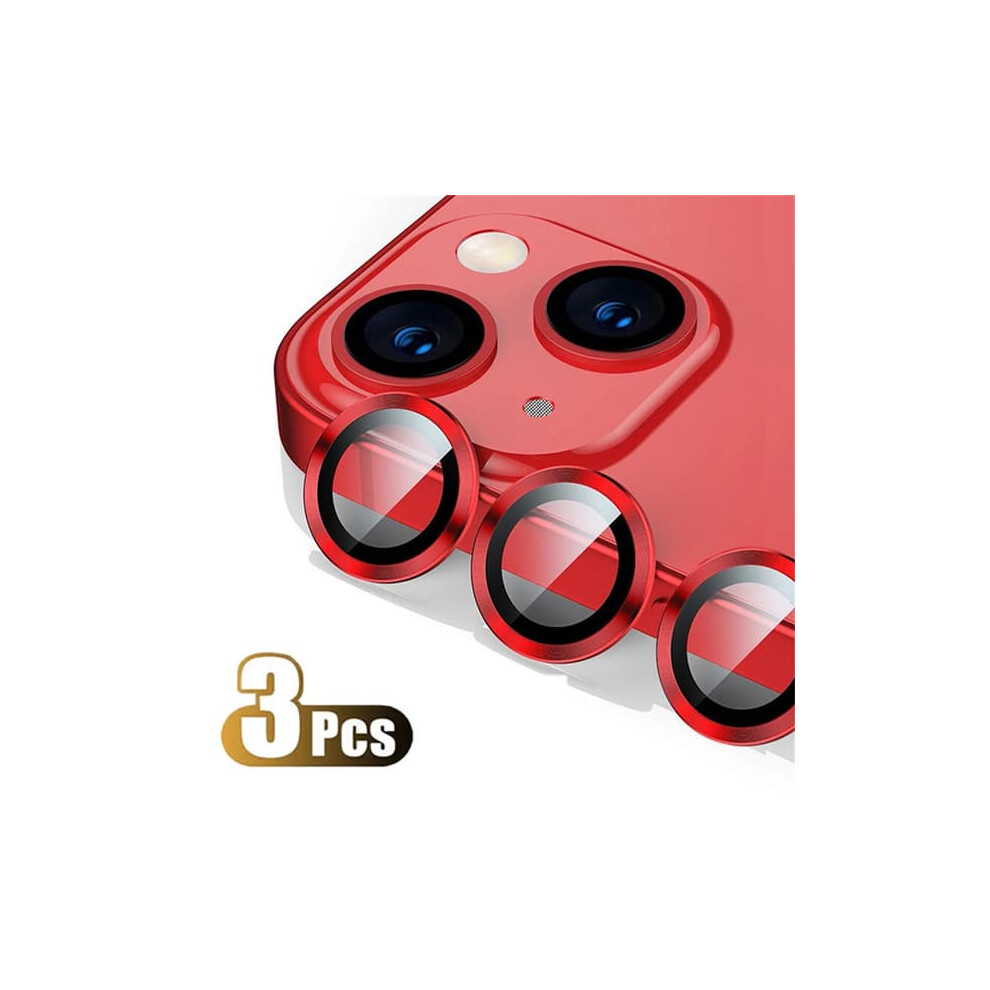 Titanium Camera Protector For Iphone 16Â12, Metal Red 962029676720