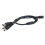 CCTV DC rozbočovací kabel 40 cm 1 samice na 4 samce, černý 2