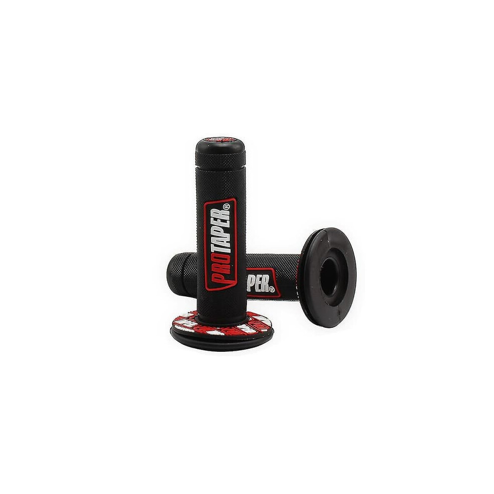 Protaper Motorcycle Handlebar Grips Rubber Gel 22Mm Red 962029339151