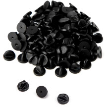 Butterfly Coupling Needle Backs Rubber 50 pcs