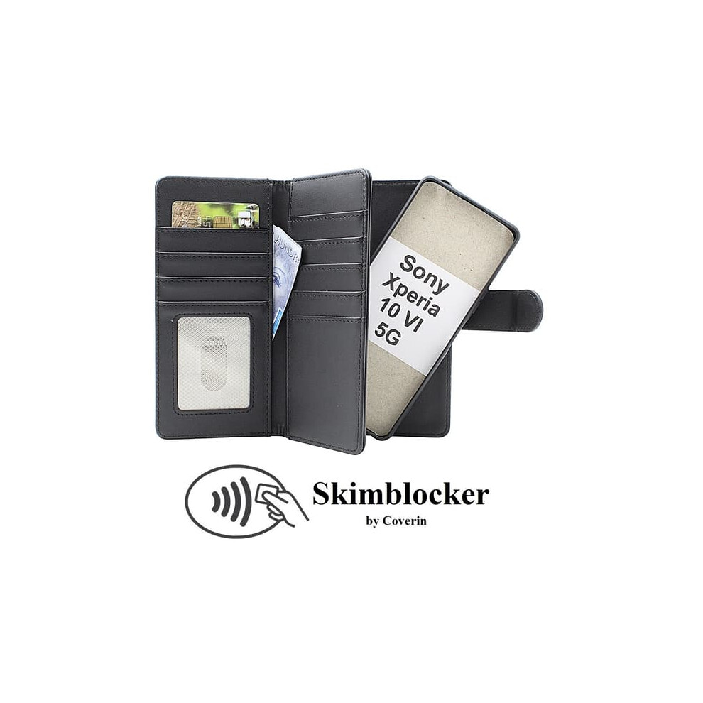 Skimblocker For Sony Xperia 10 Vi 5G Xl Magnet Wallet Case 962029329831