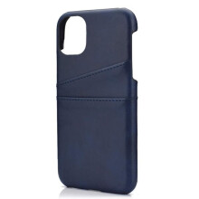 Kompatibel med iPhone11 – Eksklusivt vintage-deksel med kortholder (SUTENIS) mørkeblå