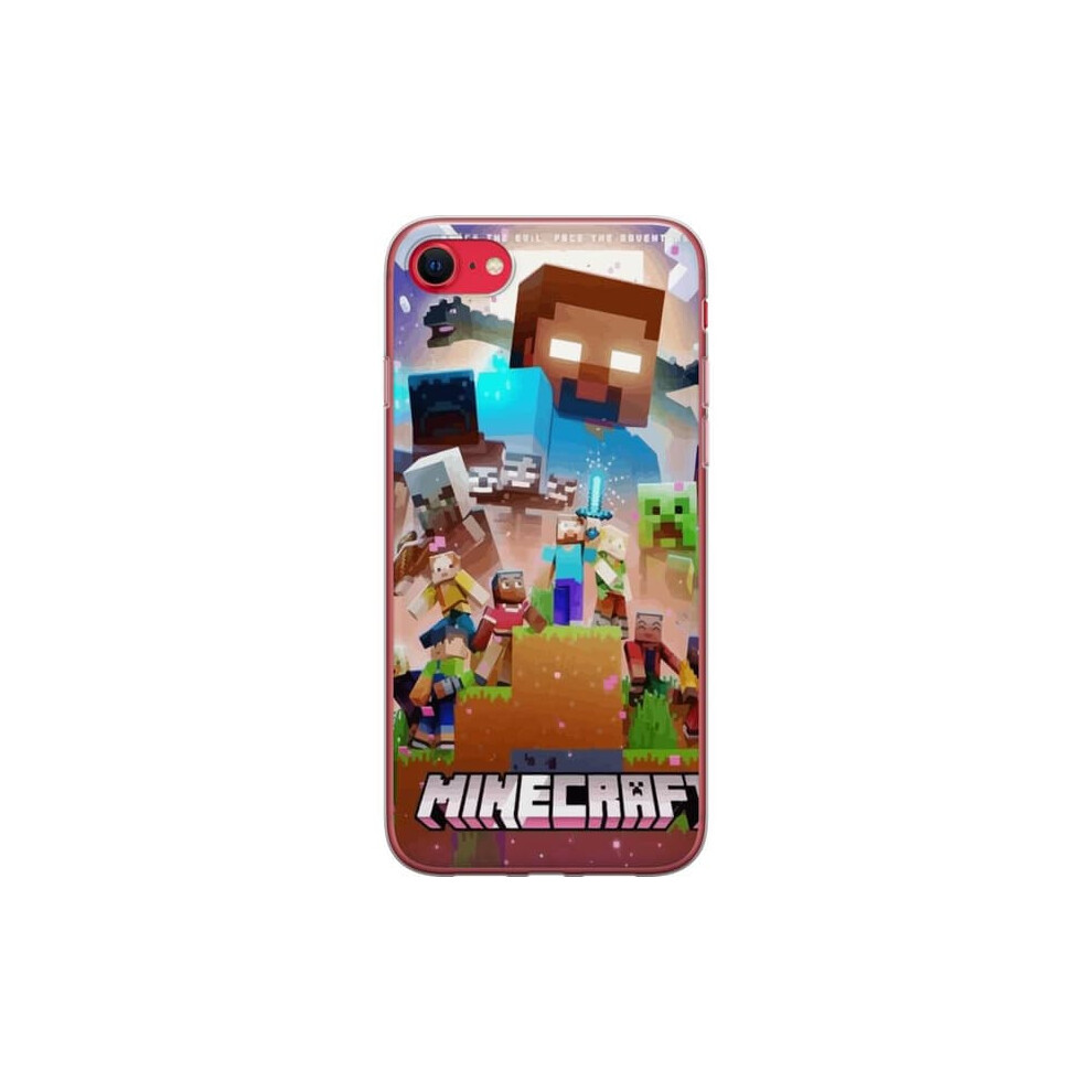 Minecraft Transparent Case For Iphone 8 962029340638