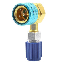 R1234yf to R134a low-pressure quick coupler