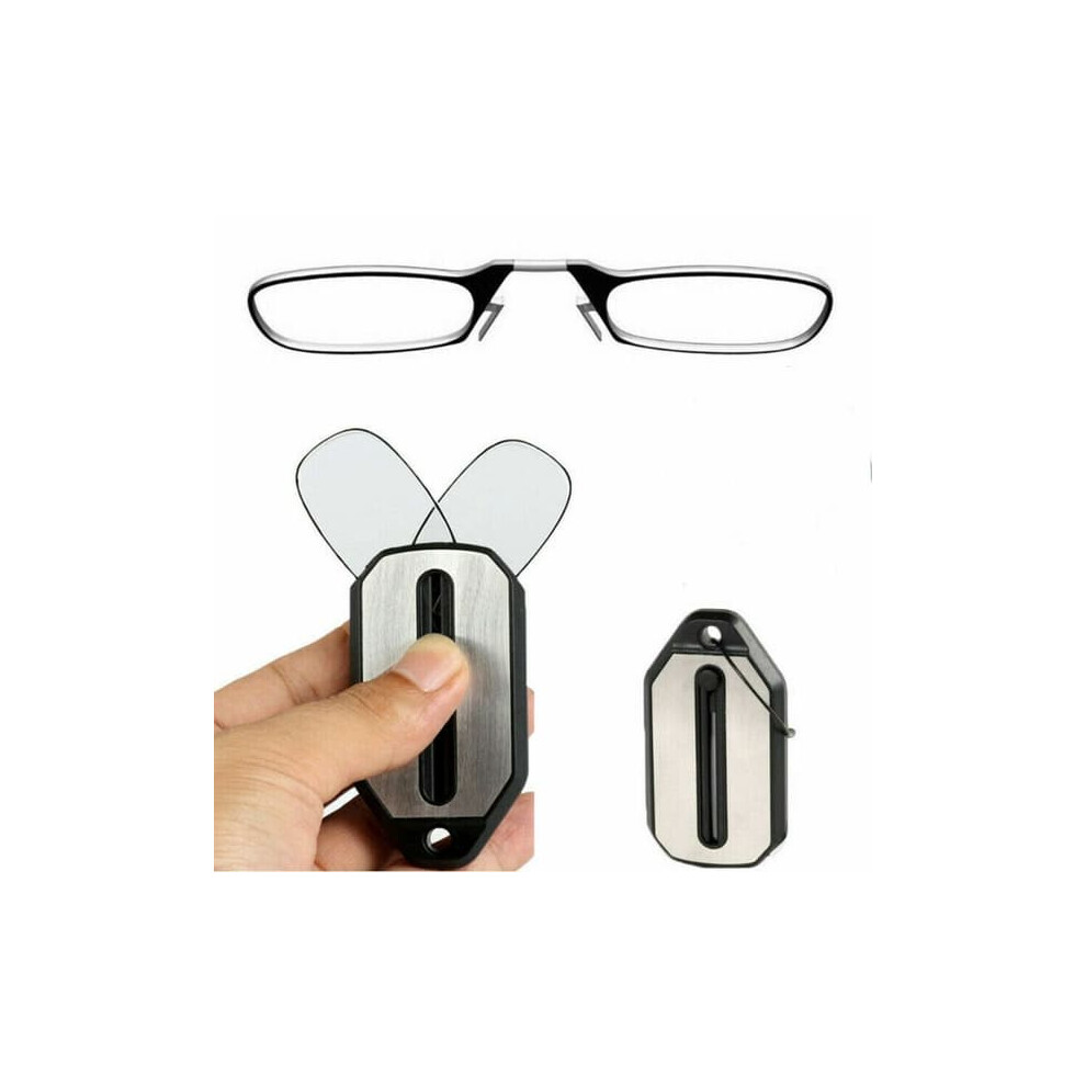 Mini Nose Clip Reading Glasses Frameless 150 962029656579