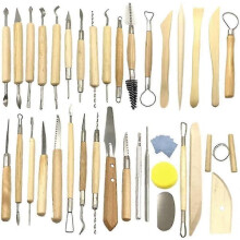 Ceramic clay tool kit for pottery 40 pcs