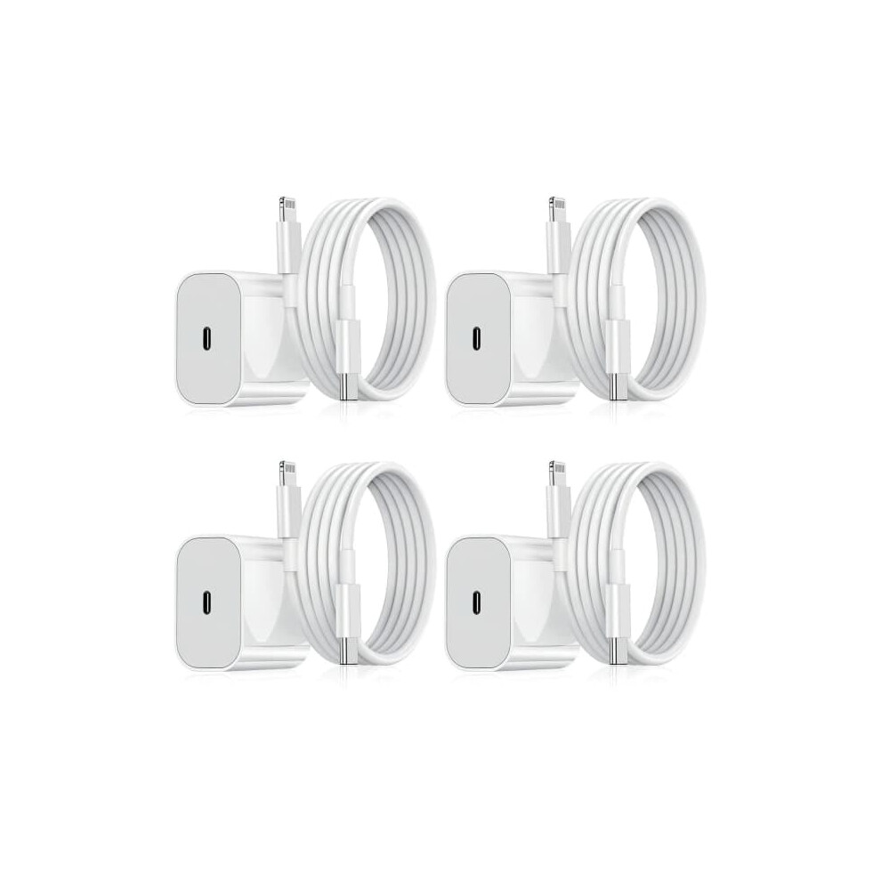 Iphone Fast Charger Adapter With Usb-C Cable 20W White 962029351535