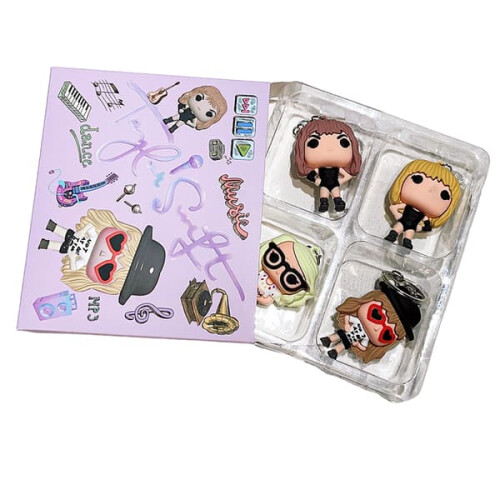 Taylor Swift silicone keychain figure A5
