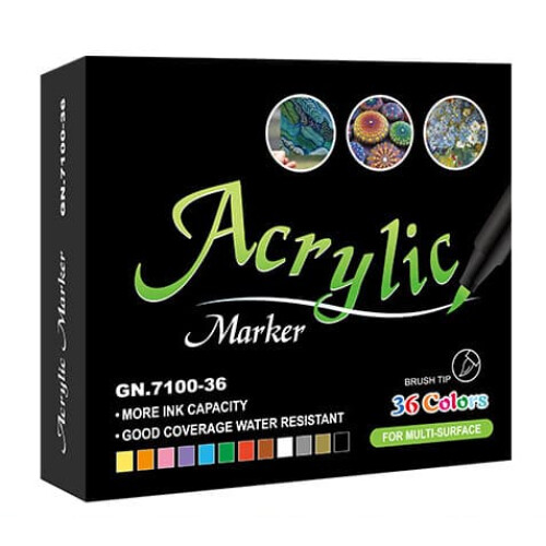 Acrylic Markers for Art 36 Colors