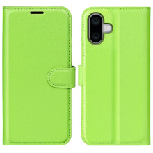 Kompatibilis az iPhone 16Plus tokkal, Litchi bőrzöld