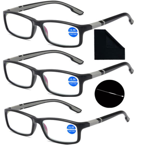 Reading Glasses TR90 Frame +1.0 to +4.0 Strength