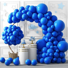 Dark Blue Balloons 129 pcs 18 12 10 5 inch