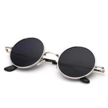 Lunettes John Lennon pour hommes, lunettes de soleil rondes polarisées.