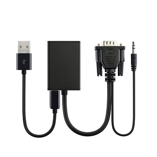 Μετατροπέας VGA σε HDMI με ήχο και βίντεο HD 1080P 2