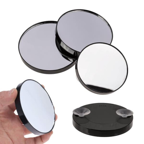 Makeup Mirror Black 10x Magnification