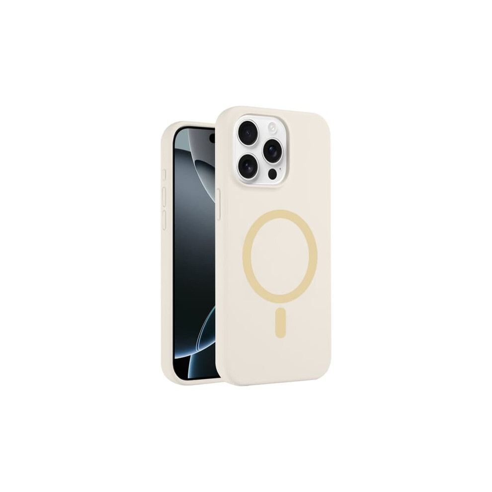 Iphone 16 Pro Max Liquid Silicone Magsafe Case Antique White 962125852233
