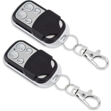 2 st garageportsöppnare fjärrkontroll handhållen sändare 502MAX43-2 512MIX43-2 504MIX43-4 433.92MHz 2 st