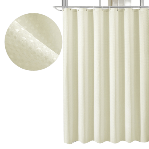 Rideau de douche imperméable pour salle de bain beige M