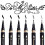 Calligraphy pens black brush lettering set 6 pcs 1
