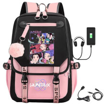 K-Pop Demon Hunters Anime Skolryggsäck Söt Tecknad Väska För Studenter pink6pink6