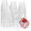 Mini dessert cups with spoons 2 oz 100 pcs 1