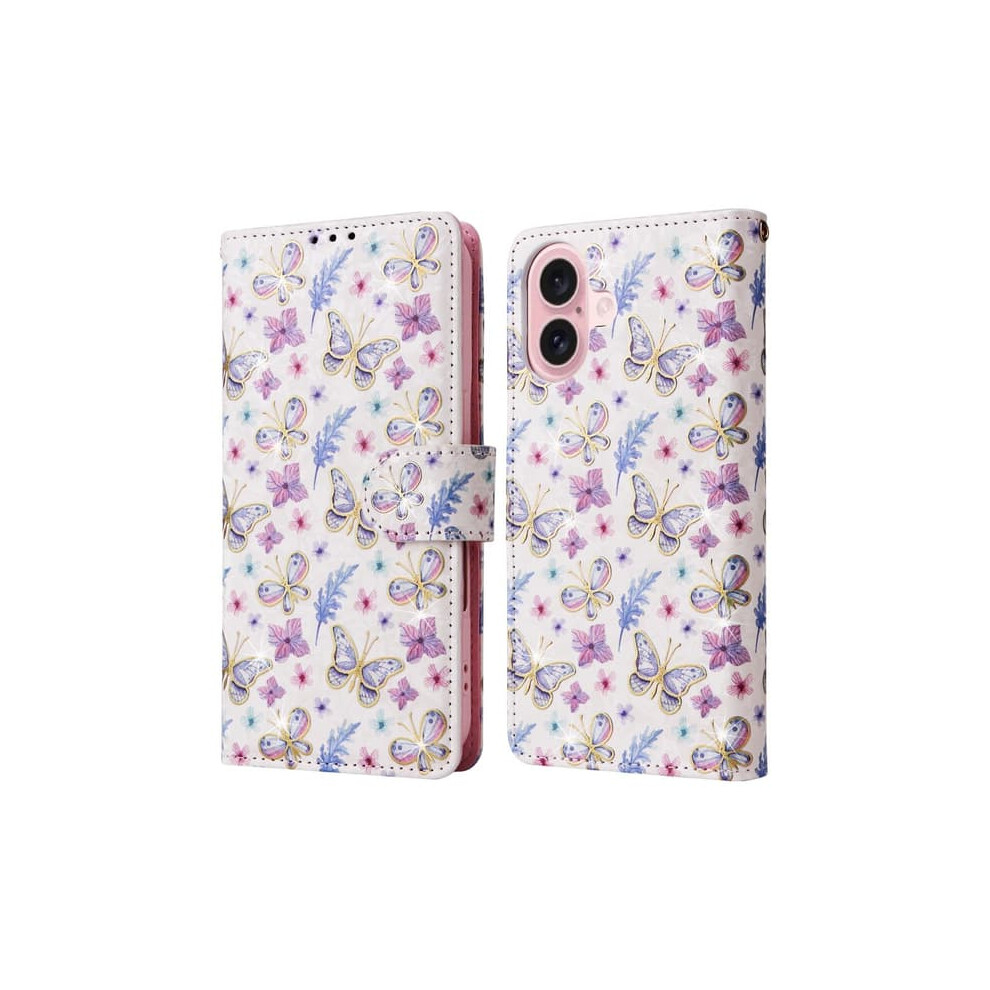 Iphone 16 Case With Butterfly And Flower Print Rfid 962125875157